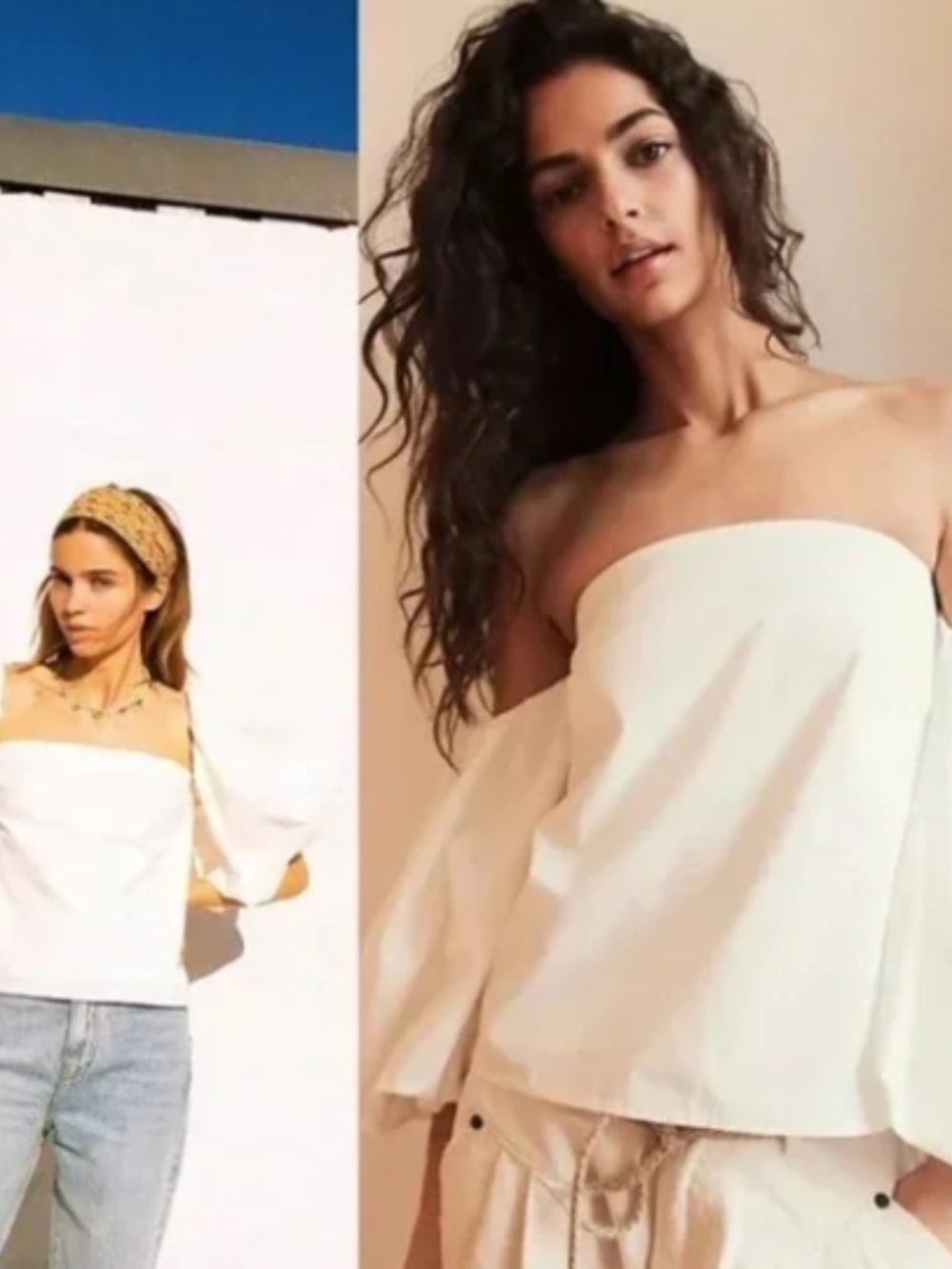 Mare Mare x Free People | NWT Puff Sleeve Halter Top